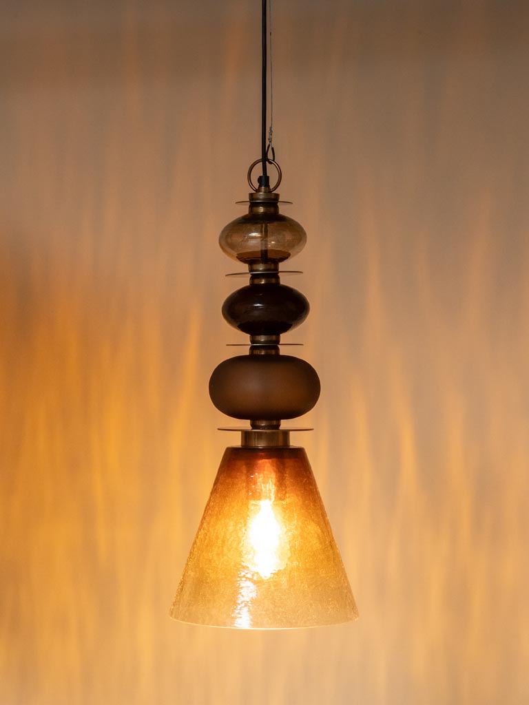 Suspension ambre et or Astrolab - 3