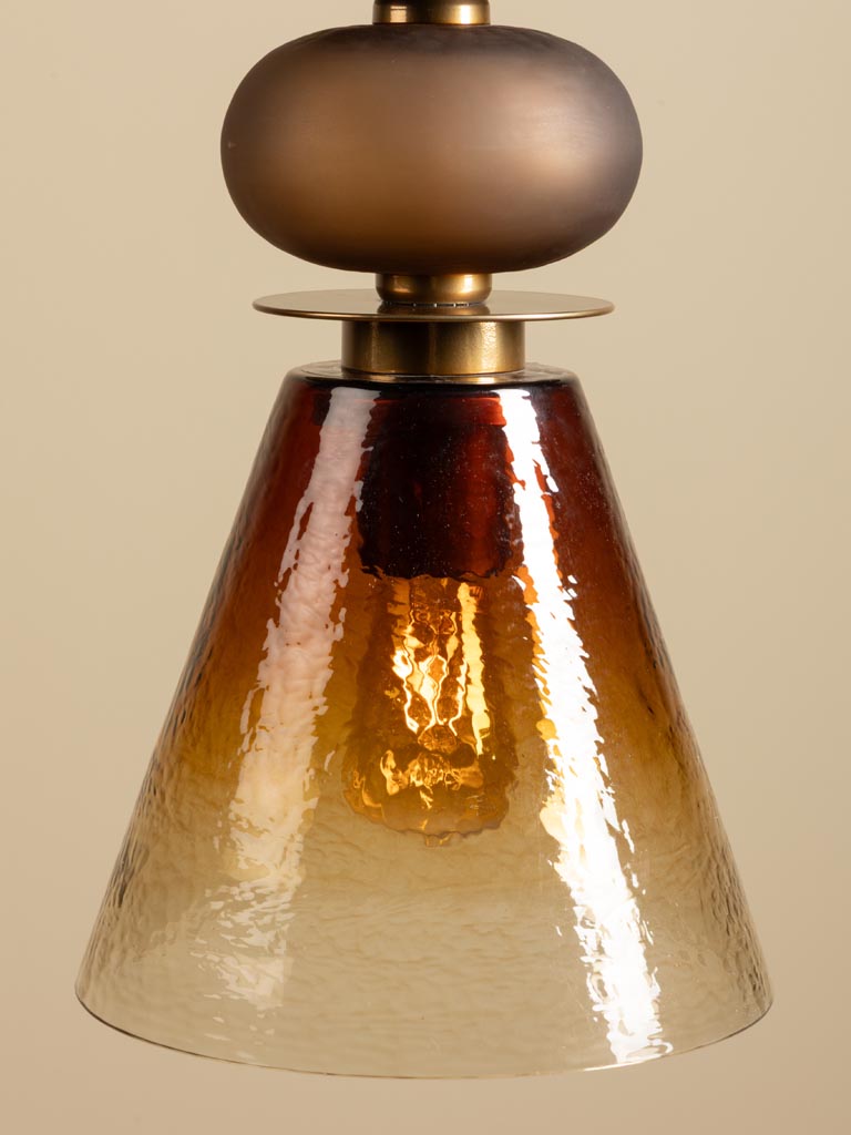 Suspension ambre et or Astrolab - 5