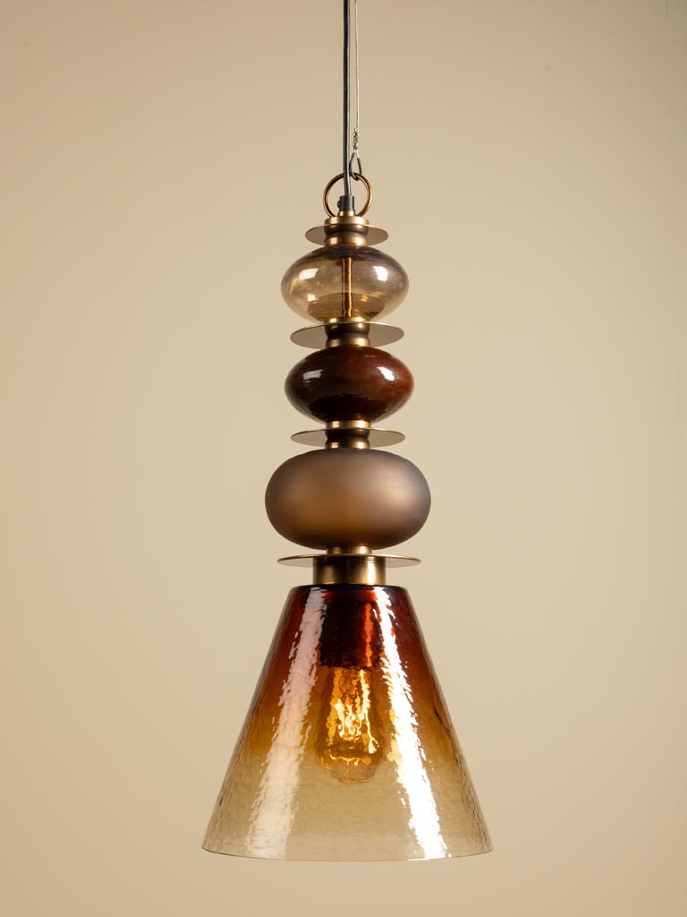 Suspension ambre et or Astrolab - 4