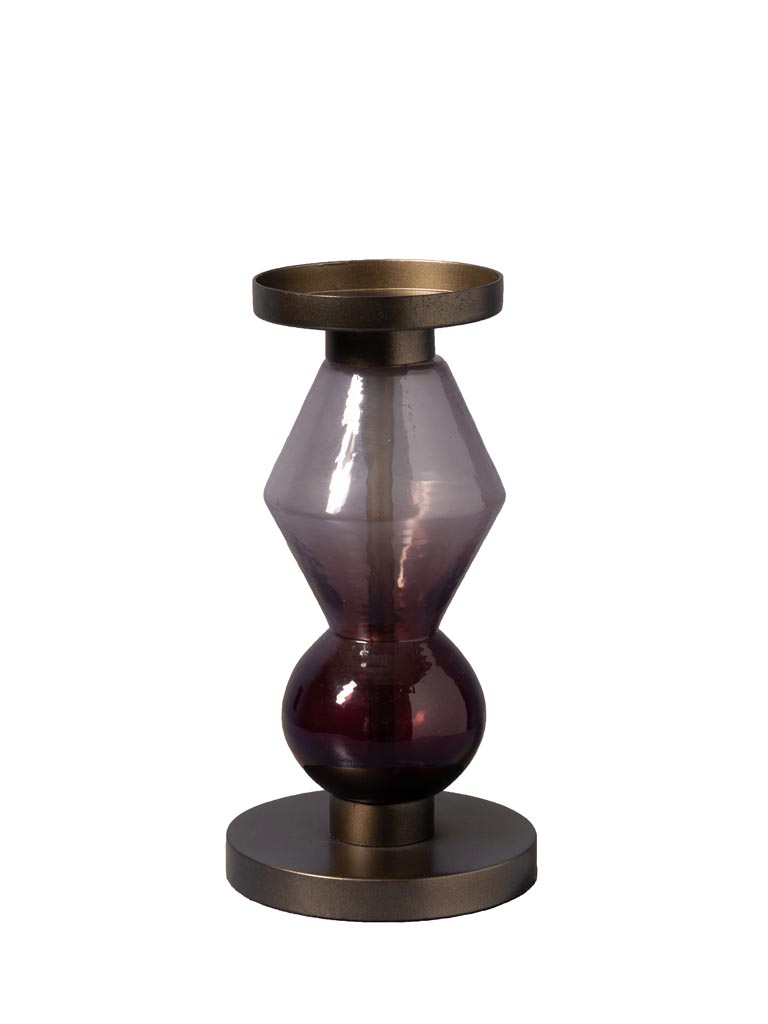 Small amber candle holder Astrolab - 2