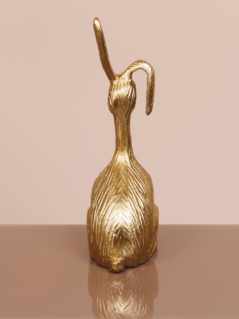 Standing bunny in brass - 8