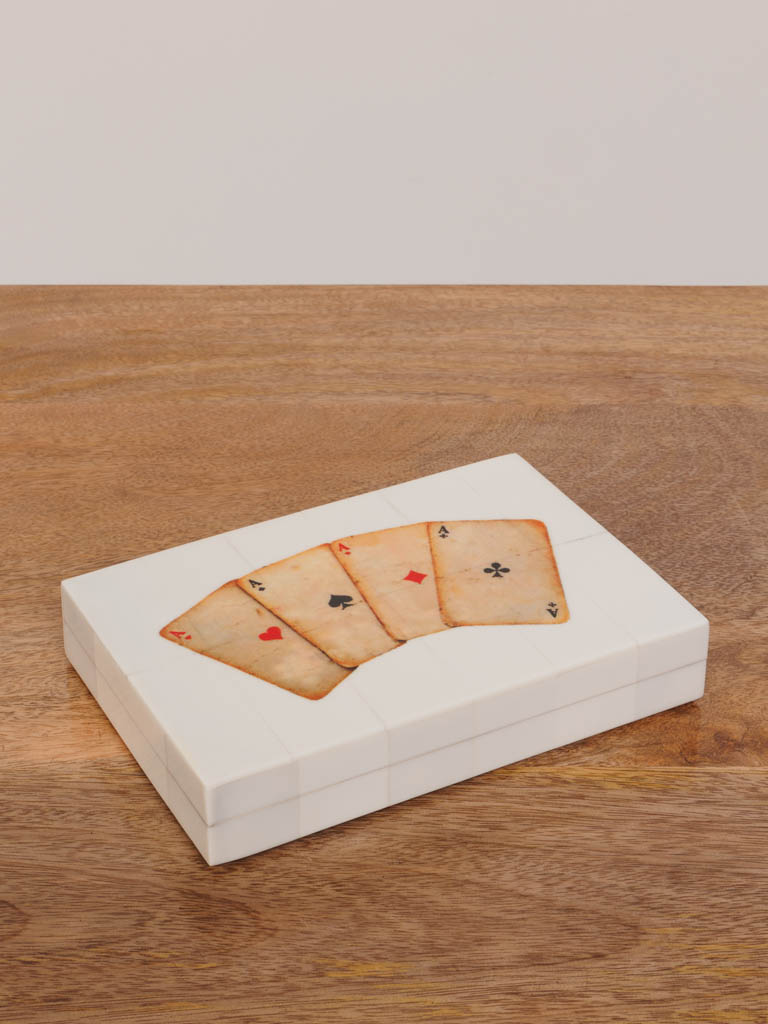 Box with 2  decks of cards - 1