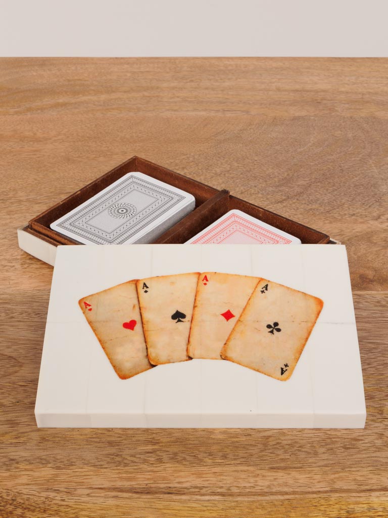 Boîte de 2 jeux de cartes - 3