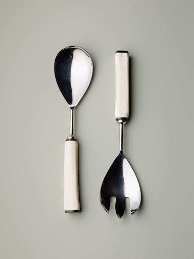 S/2 salad servers Blanco