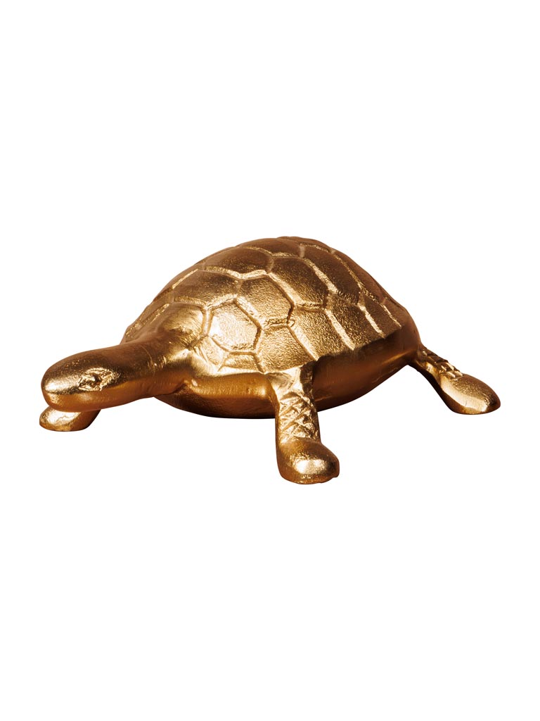 Turtle figure in brass - 2