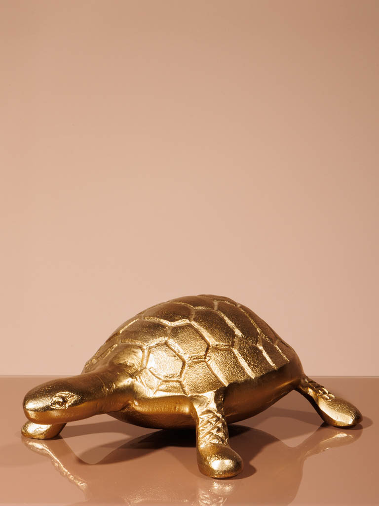 Figurine tortue en laiton - 1