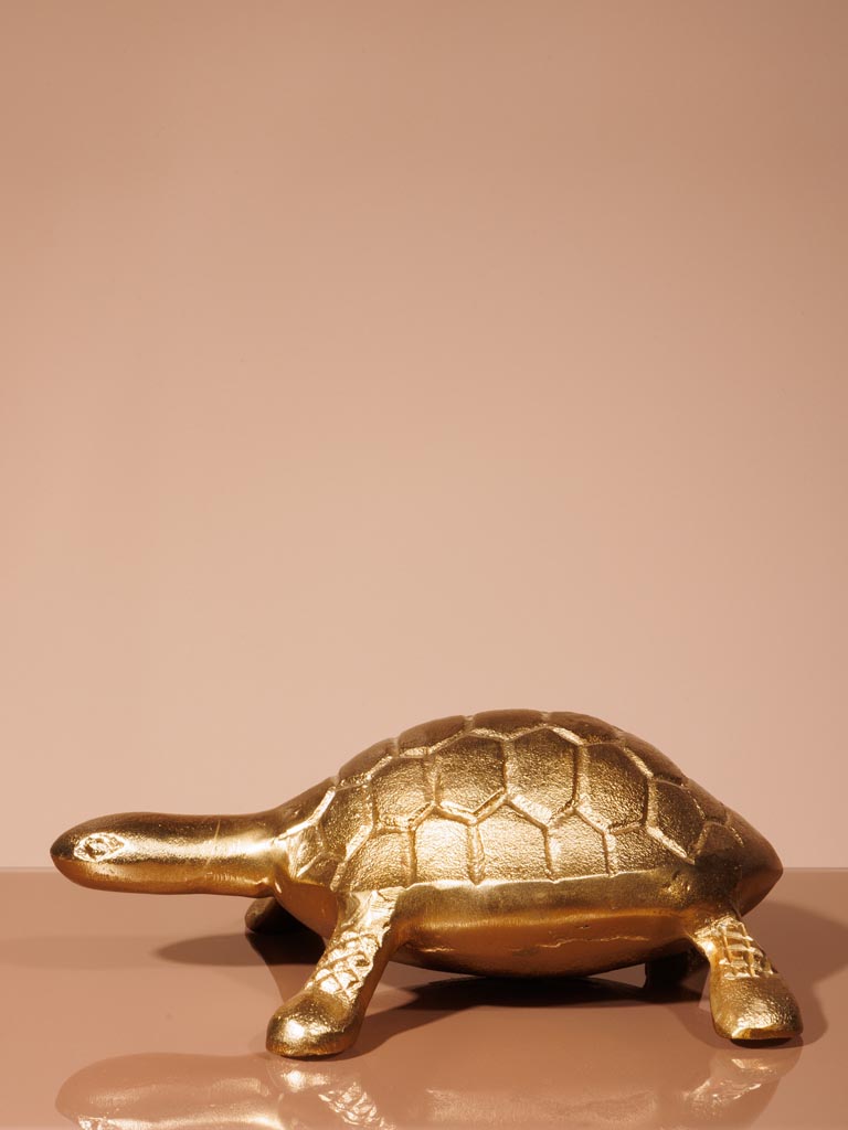Figurine tortue en laiton - 5