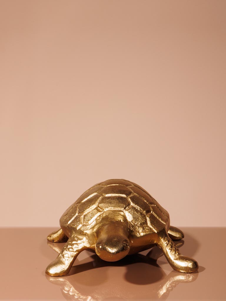 Figurine tortue en laiton - 6