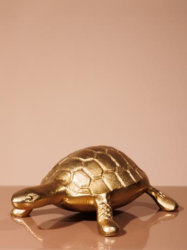 Turtle figure in brass