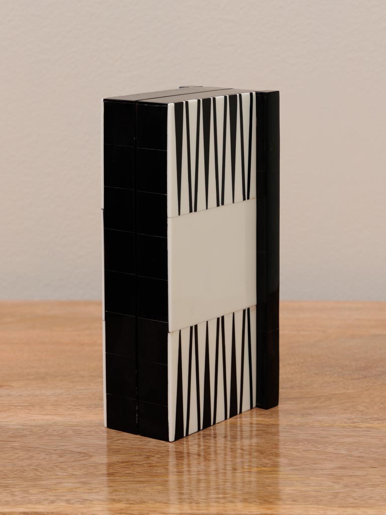 Backgammon Elegant noir & blanc - 4