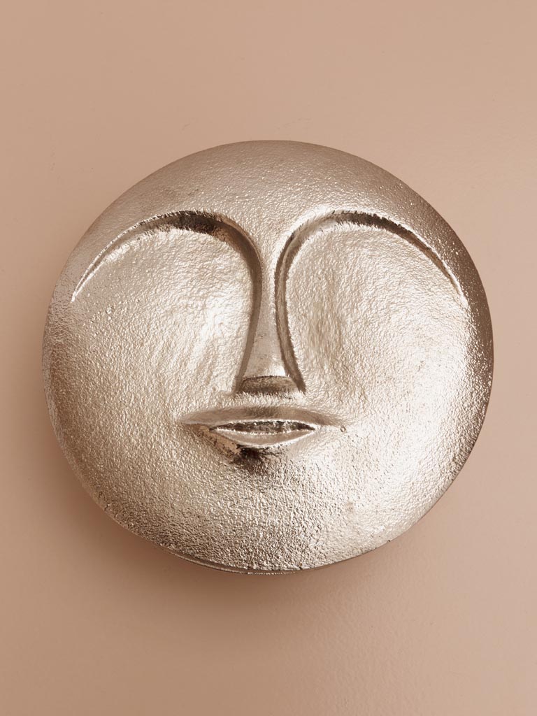 Round box Face silver metal - 4