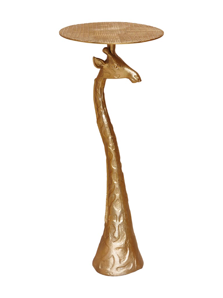 Table d'appoint dorée Giraffe - 2