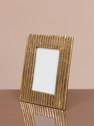 Photo frame gold metal (8x12)