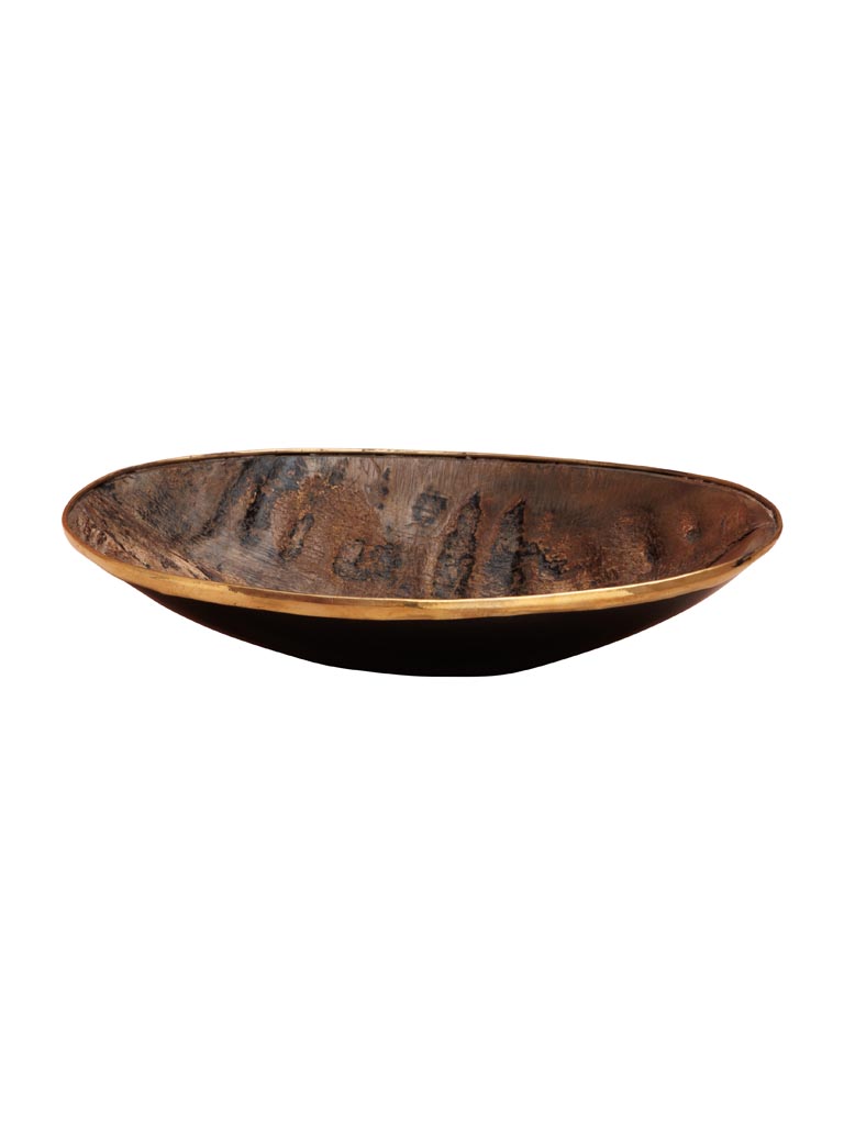 Small oval dish woodprint - 2