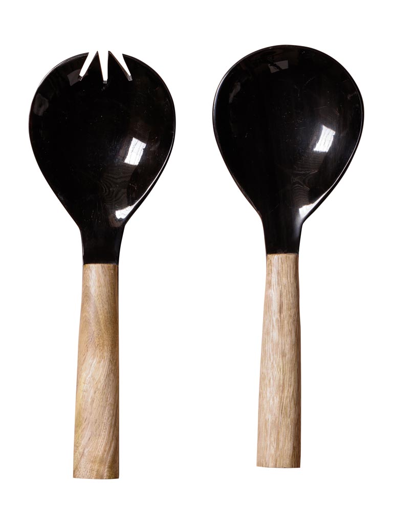 S/2 salad servers Africa - 2