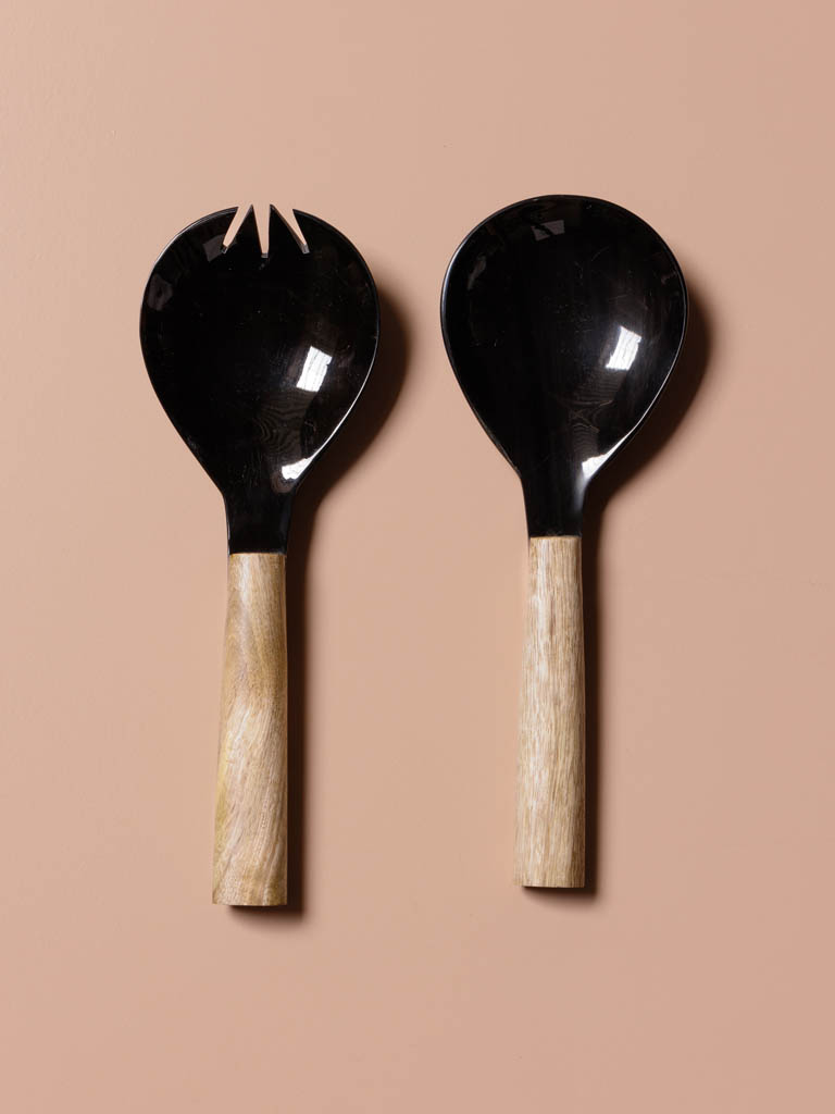 S/2 salad servers Africa - 1