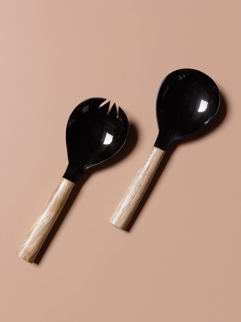 S/2 salad servers Africa - 3