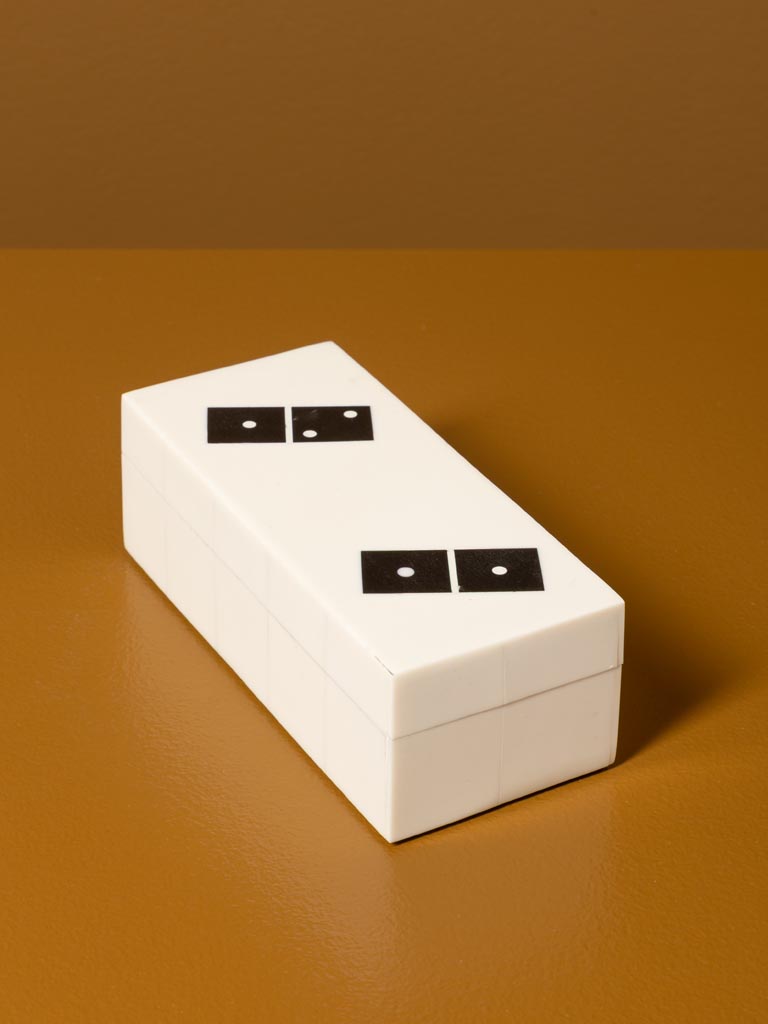 Boîte dominos blancs - 1