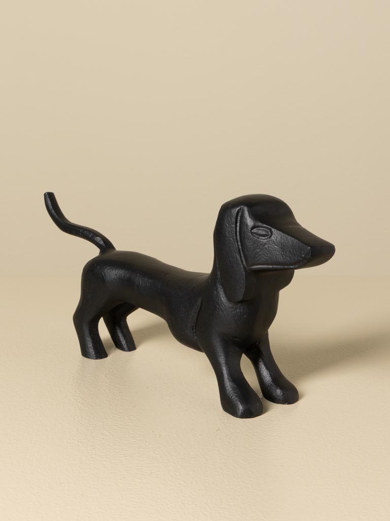 Petit chien noir jouette - 1
