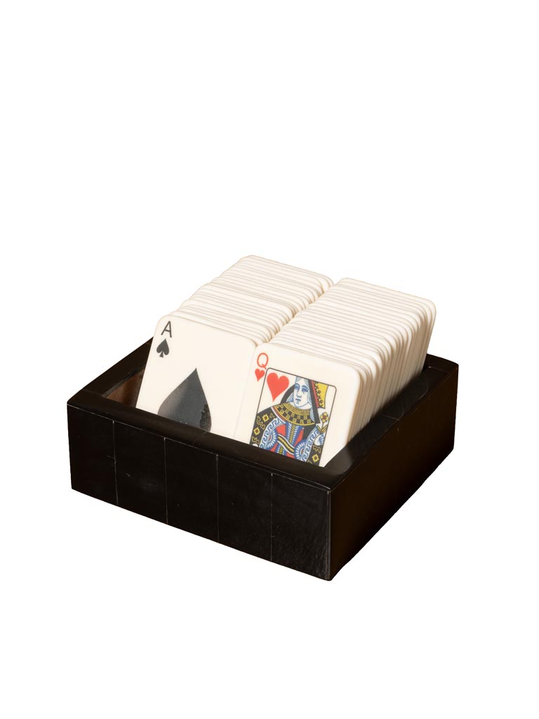 Plateau de carte à jouer en résine - 2