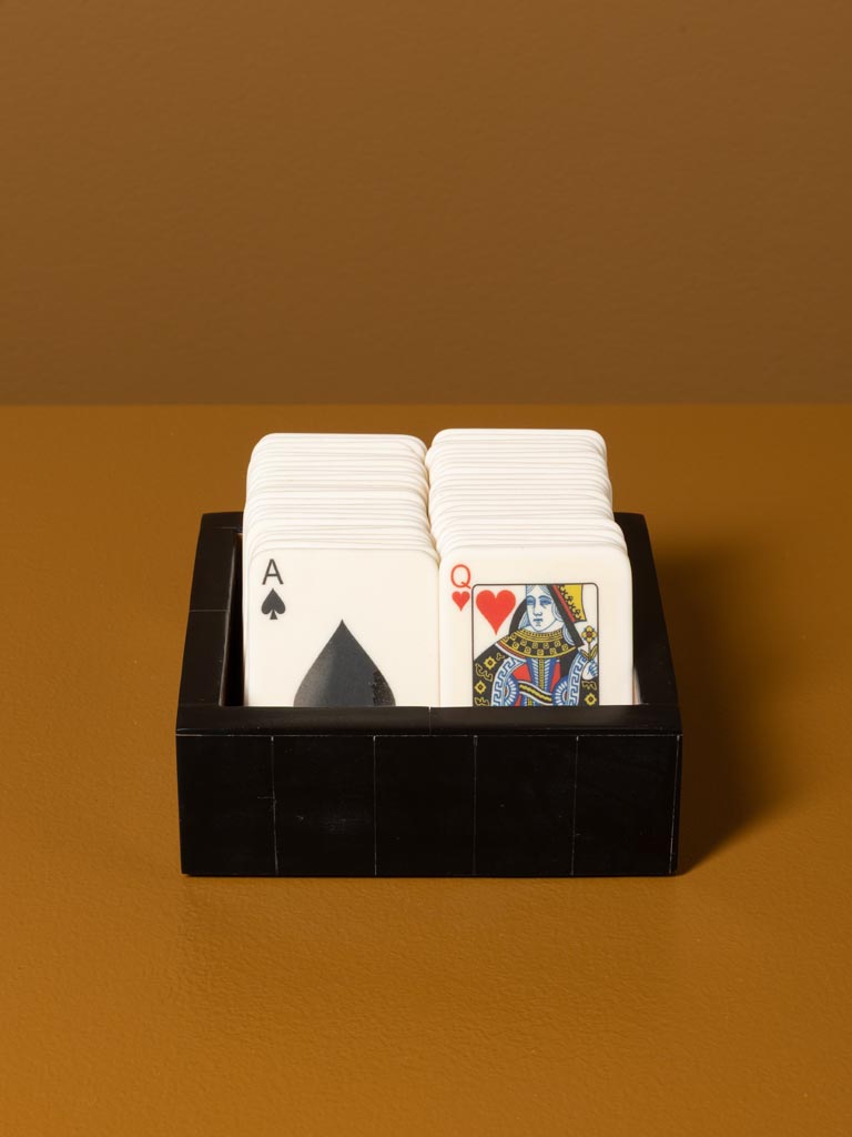 Plateau de carte à jouer en résine - 3