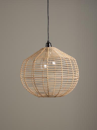 Hanging rattan lamp Pinza