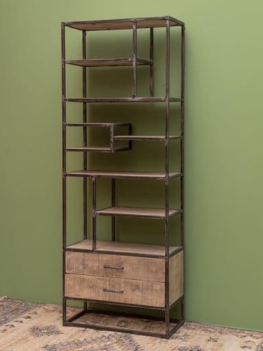 Shelf with 2  drawers Clovis