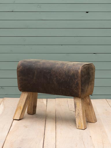 Pommer horse leather stool