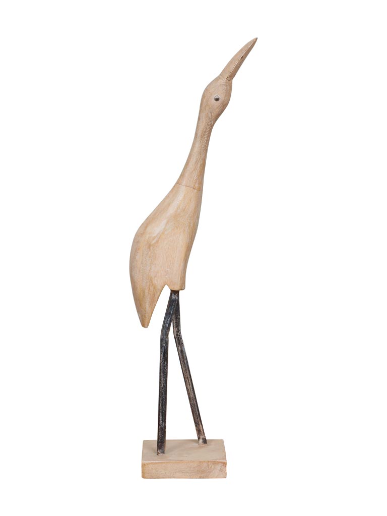 Wooden bird on base - 2