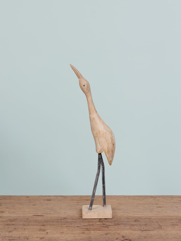 Wooden bird on base - 5