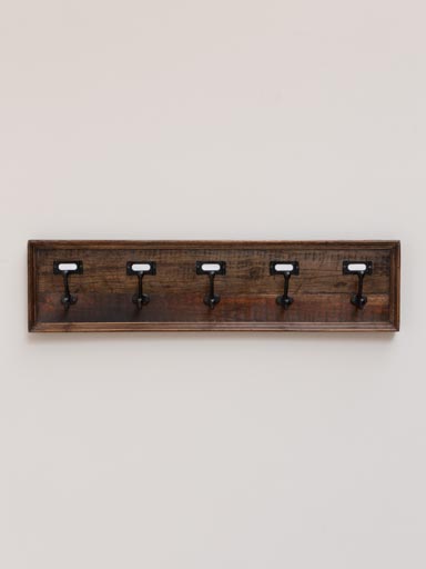 Wall coat rack 5 hooks College