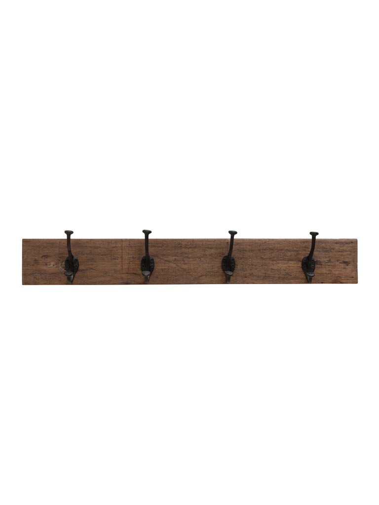 Wall coat rack 4 hooks - 2