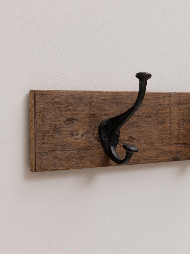 Wall coat rack 4 hooks - 4