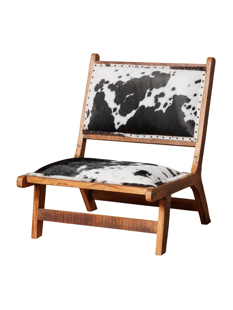 Fauteuil Cheyenne vache foncée - 4