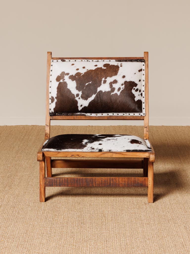 Fauteuil Cheyenne vache foncée - 5