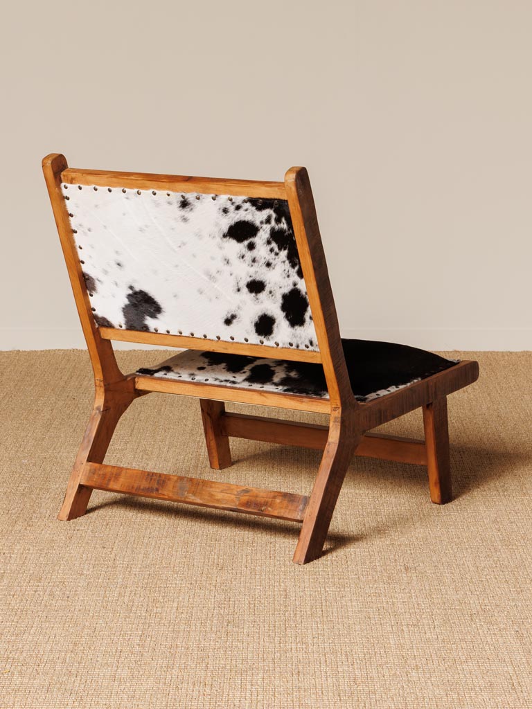 Fauteuil Cheyenne vache foncée - 6