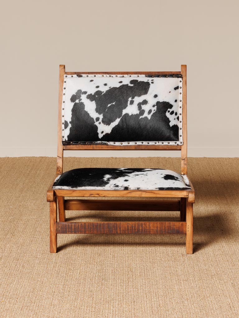 Fauteuil Cheyenne vache foncée - 3