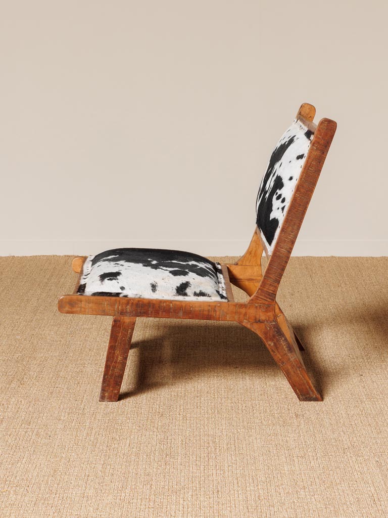 Fauteuil Cheyenne vache foncée - 10
