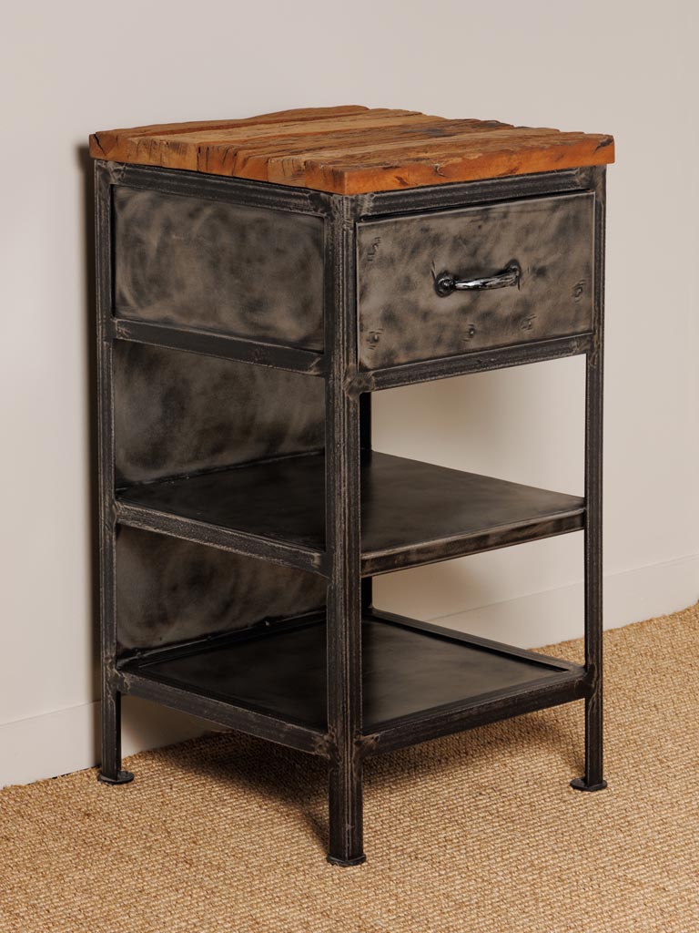 Bedside table 1 drawer Oregon - 5