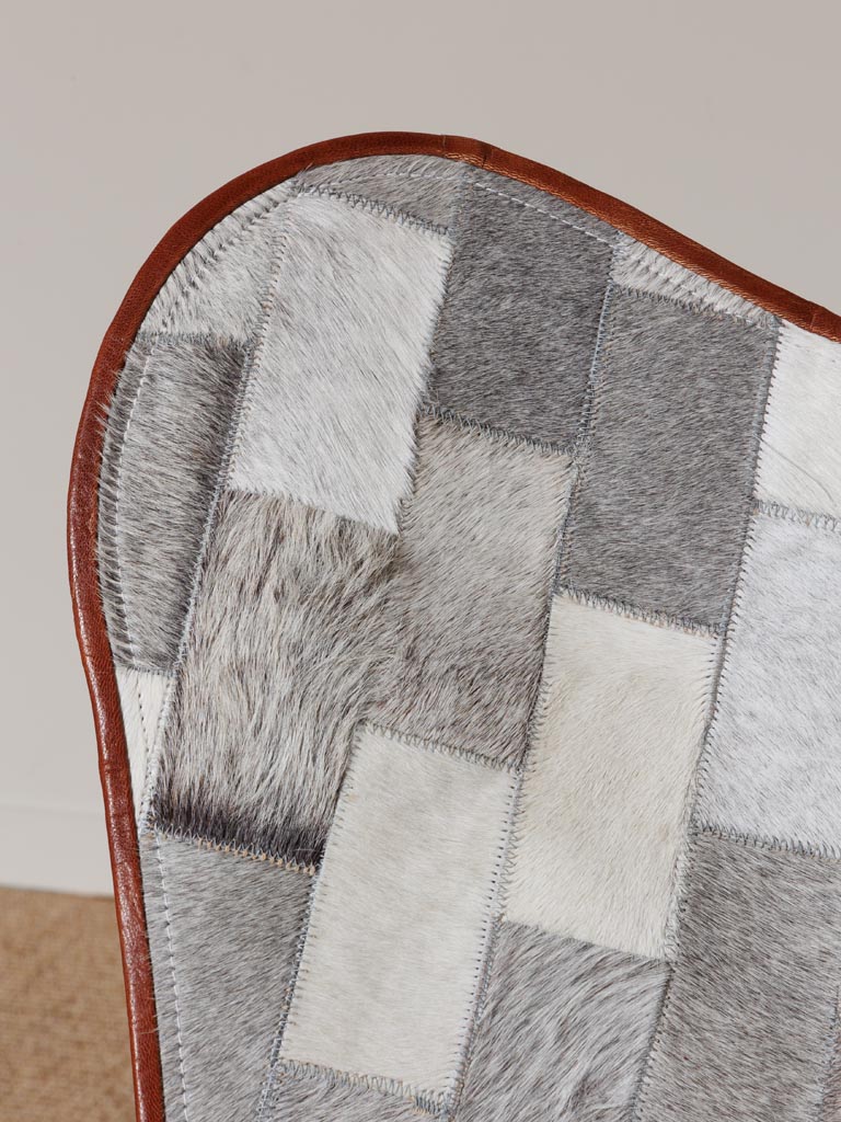 Fauteuil papillon patchwork Aubrac - 7