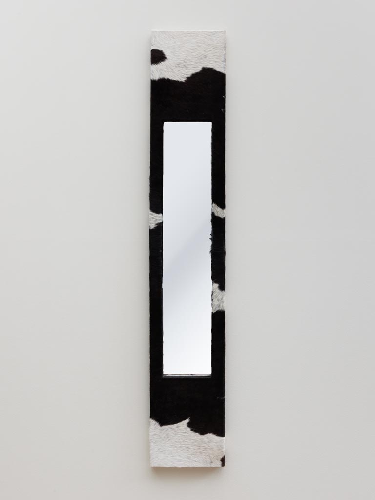 Large mirror Cheyenne cowhide - 1