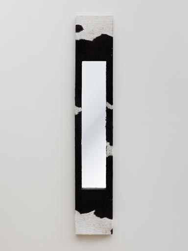 Large mirror Cheyenne cowhide