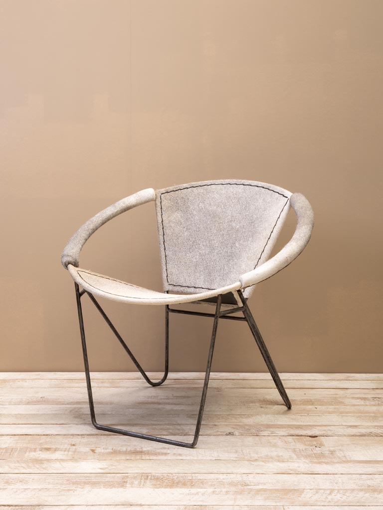 Armchair grey Arceau - 1