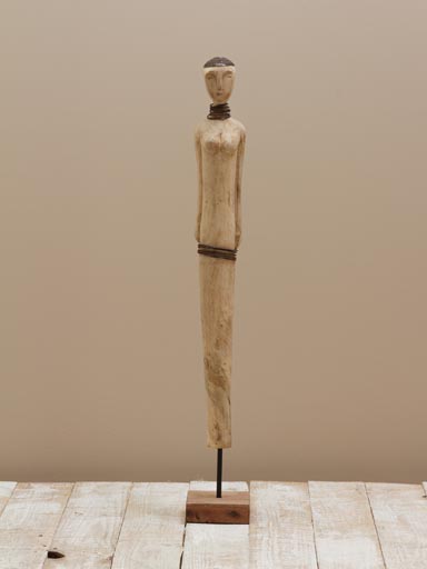 Wooden female figure Tribe