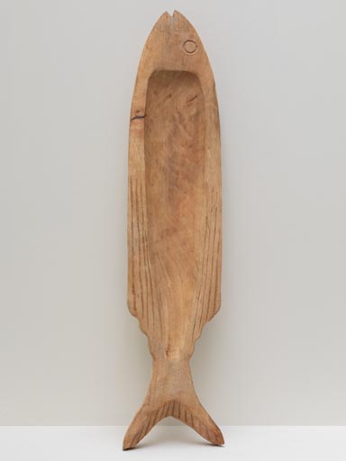 Large wooden fish tray