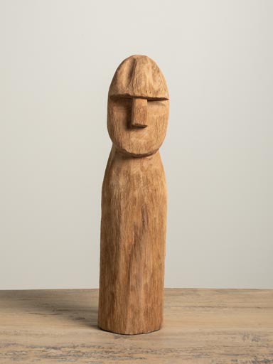 Rustic wooden sculpture