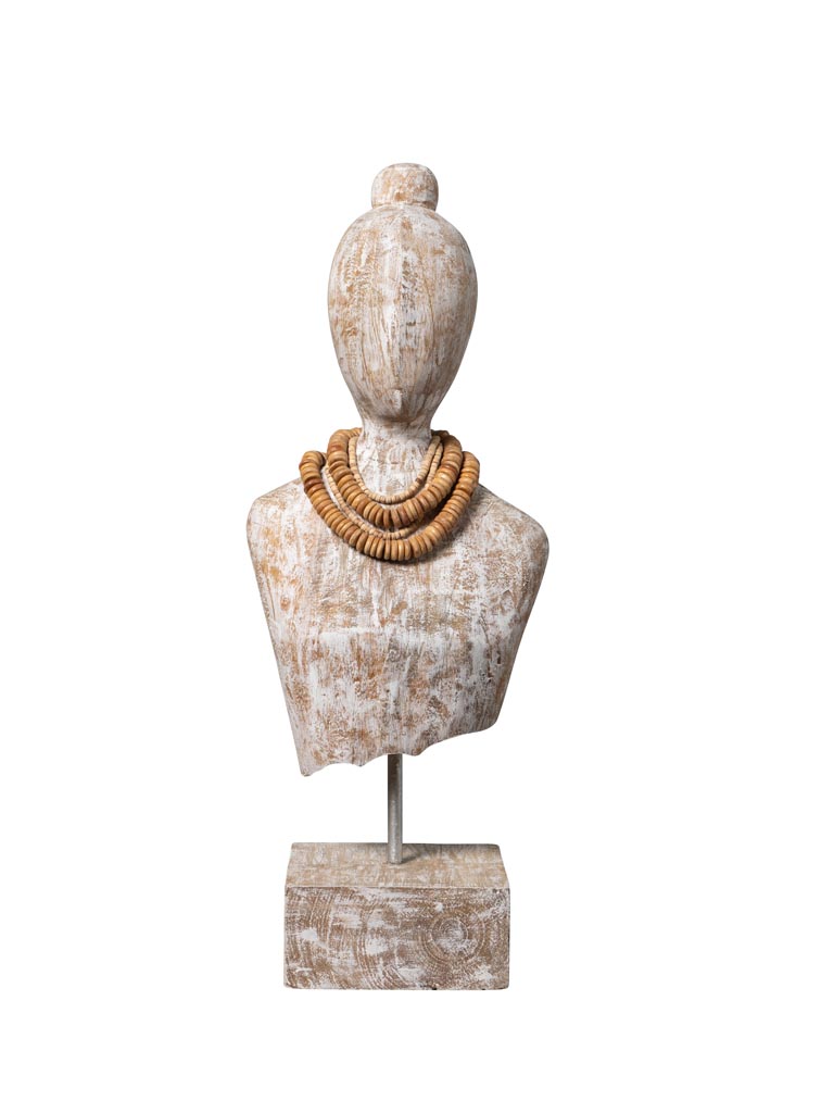 Lady bust with necklace - 2