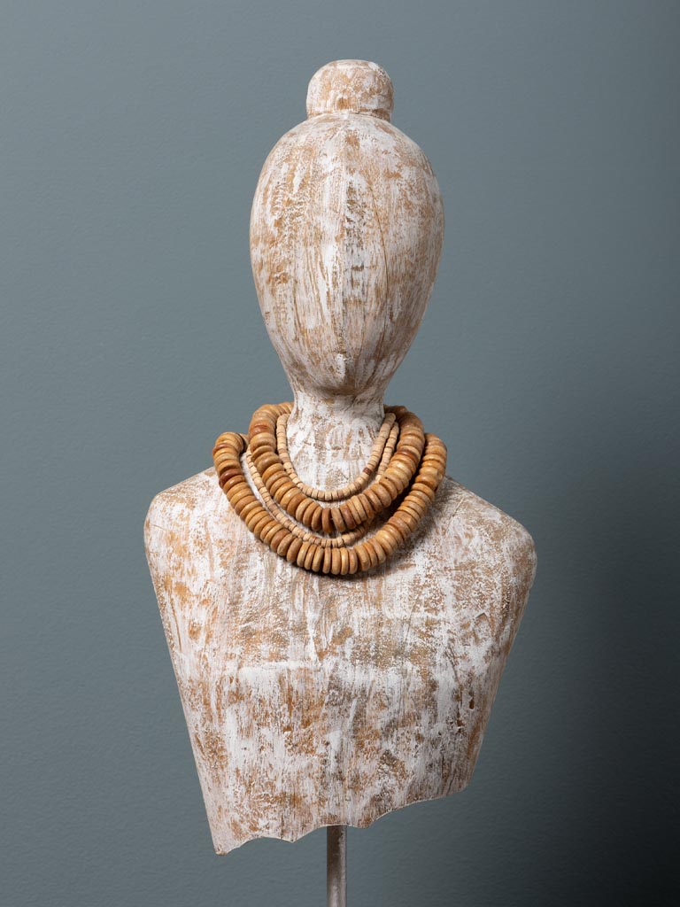 Lady bust with necklace - 3