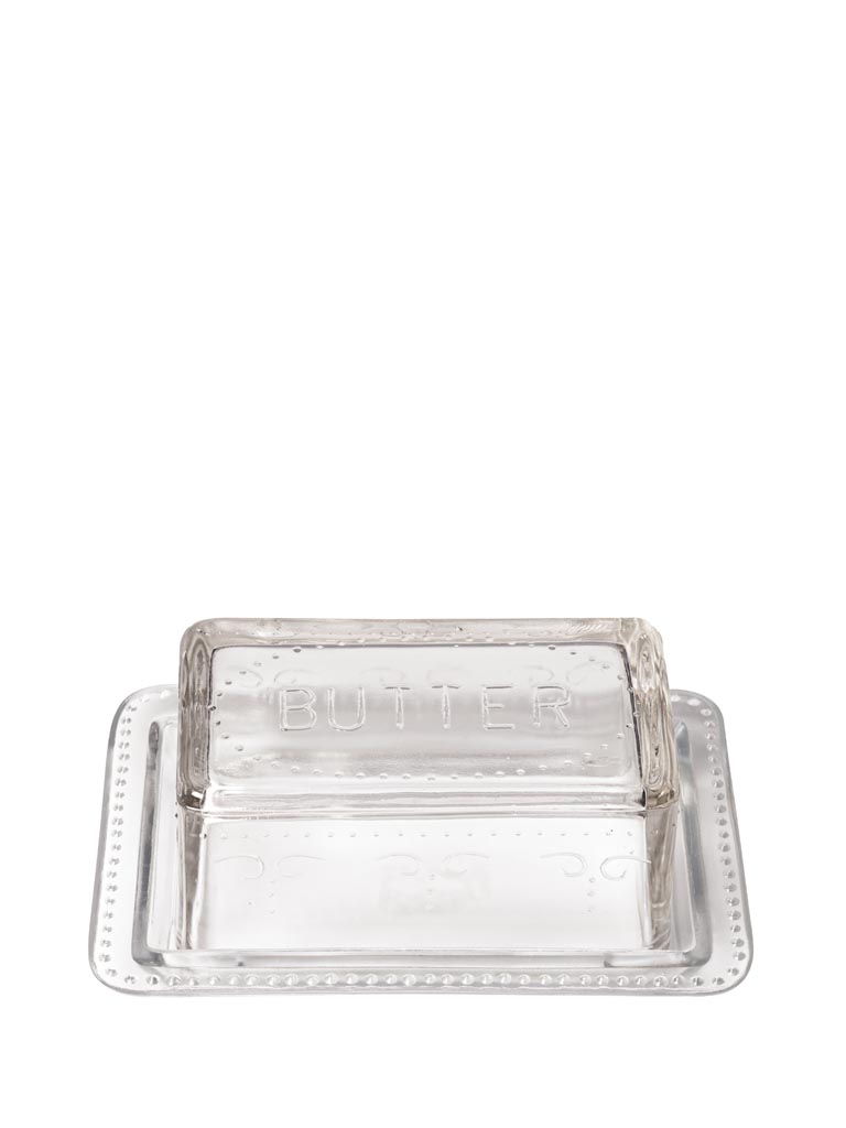 Glass butter dish 'Butter' - 2