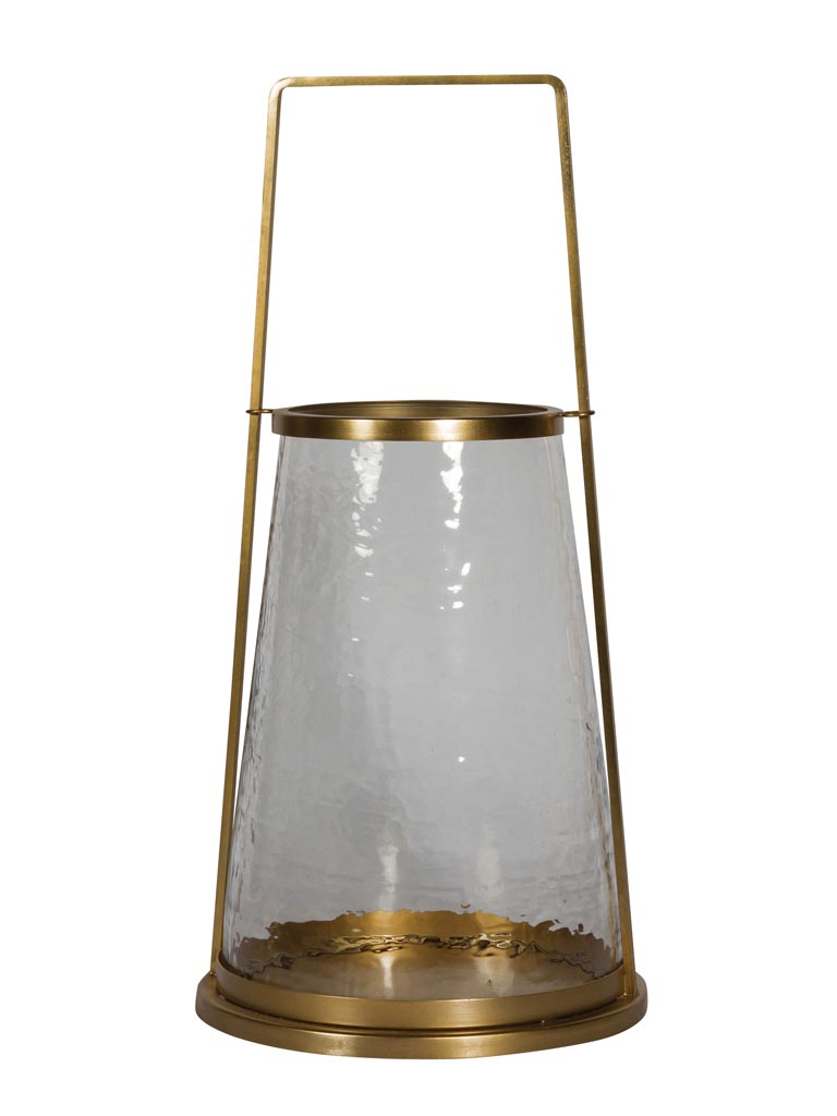 Big hammered glass lantern Nora - 2